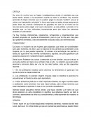 La crítica propedeutico virtual