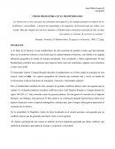 CRISIS MIGRATORIA EN EL MEDITERRÁNEO