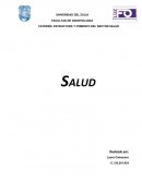 ESTRUCTURA Y FOMENTO DEL SECTOR SALUD