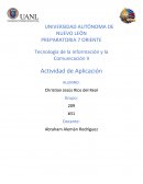 Tecnología de la Información y la Comunicación II Actividad de Aplicación