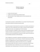 Examen sorpresa “La raza cósmica”