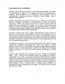 ANTECEDENTES DE LA EMPRESA Génesis Empresarial