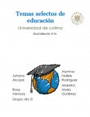 La educación es una sucesión que siempre estará presente a lo largo de nuestras vidas