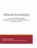 Informe economico Colombia
