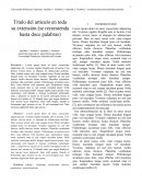 Título del artículo en toda su extensión (se recomienda hasta doce palabras)