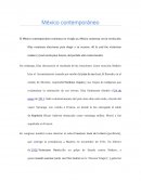 El México contemporáneo