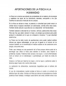 Aportaciones de La Física A la Humanidad