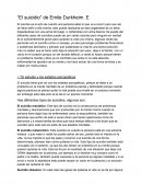 El Suicidio - Emilio Durkheim.