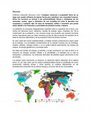 Podemos interpretar Recursos como: Cualquier sustancia o propiedad física de un lugar que puede utilizarse de alguna forma para satisfacer una necesidad humana