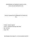 FACULTAD DE INGENIERIA CIVIL Ciencia e Ingenieria de los Materiales de Construccion.