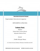 Estadistica aplicada.