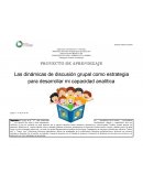 Las dinámicas de discusión grupal como estrategia para desarrollar mi capacidad analítica