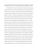 Acta de entrega-recepción de recursos y asuntos