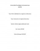 Perfil y habilidades de un Ingeniero en Electrónica