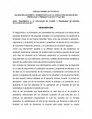 INFORME SE SEGUIMIENTO A LA APLICACIÓN DE PLANES Y PROGRAMAS