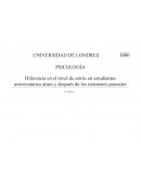 Estres en estudiantes universitarios.