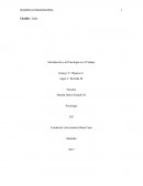 Taller Introducción a la Psicología en el Trabajo