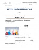INTRODUCCIÓN AL TRABAJO EXPERIMENTAL DEL LABORATORIO DE ANÁLISIS INSTRUMENTAL