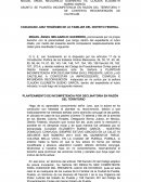 INCOMPETENCIA POR RAZÓN A TERRITORIO Y CONTESTACIÓN AD CAUTELAM
