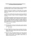 PROGRAMA CAMPAÑA DE SENSIBILIZACIÓN ZIPAQUIRÁ SEGURA EN LA VÍA "ZIPAQUIRÁ PARA MOVILIZARNOS MEJOR"