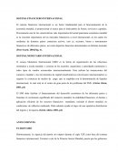 SISTEMA FINANCIERO INTERNACIONAL. SISTEMA MONETARIO INTERNACIONAL