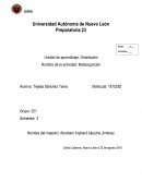 Orientación. Metacognicion