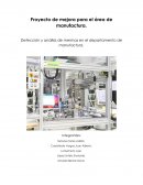 Detección y análisis de mermas en el departamento de manufactura