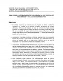 SIMILITUDES Y DIFERENCIAS ENTRE LOS ELEMENTOS DEL PROCESO DE PREPARACION Y EVALUACION DE PROYECTOS