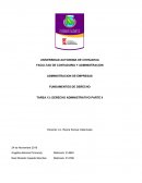 TAREA 13: DERECHO ADMINISTRATIVO PARTE II