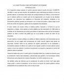 La constitucion como instrumento de dominio- ensayo.