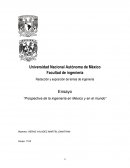 Ensayo “Prospectiva de la ingeniería en México y en el mundo”