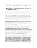 Bloque I. De principios del siglo XVI a principios del XVII