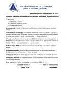 4-Tesoreria: Thomas informa que tenemos $946.00 en tesorería menos la aportación de $200.00 de los meses diciembre y enero al grupo “unidos por los que vendrán” restando un total de $796.00 y en grupo “foranios” no hay remanente.