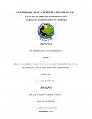 PLAN DE MARKETING PARA UNA PANADERIA