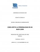 COMO AFECTA LA PERSONALIDAD EN UN BUEN LIDER