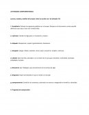 I. Vocabulario: Subraye las siguientes palabras en el ensayo. Busque en el diccionario y anote aquella definición que vaya a tono con el texto leído.