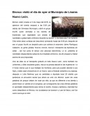 Analisis de una noticia: Bronco visitó el día de ayer al Municipio de Linares Nuevo León