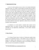 La ley es la norma suprema que rige la vida de una sociedad políticamente organizada, es decir, de un Estado. En ella se definen los principios sobre los cuales se constituye Y las características que tendrá su organización.