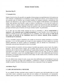 Sócrates “inventa” la ética. Página 1