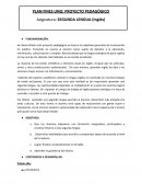 PLAN FINES UNQ: PROYECTO PEDAGÓGICO
