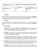 Este procedimiento tiene como objetivo asegurar que toda labor qué se realice en PROCIPLAS S.A.S., a partir de 1.50 metros o más sobre el nivel del piso inferior sean ejecutadas correctamente y de acuerdo a las especificaciones dadas por el cliente, y b