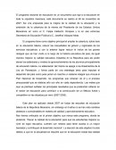 El programa sectorial de educación,objetivo