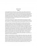 ¿Qué es la vida? La vida, específicamente la vida humana