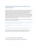 La importancia del Capital Humano, para el cumplimiento de la Misión de la Empresa