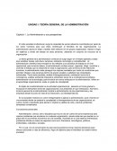 UNIDAD I. TEORÍA GENERAL DE LA ADMINISTRACIÓN