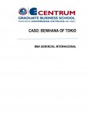 Benihana of Tokyo - Caso Estudio