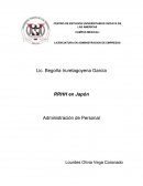 Manejo de los Recursos Humanos en empresas Japonesas