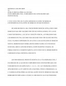 Cumplimiento de convenio.