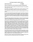 Síntesis de Vindicaciones y de los Derechos de la Mujer de Wollstonecraf