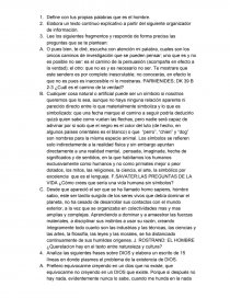 Lee los siguientes fragmentos y responde de forma precisa las preguntas que se te plantean: Filosofia grado 11. Página 1